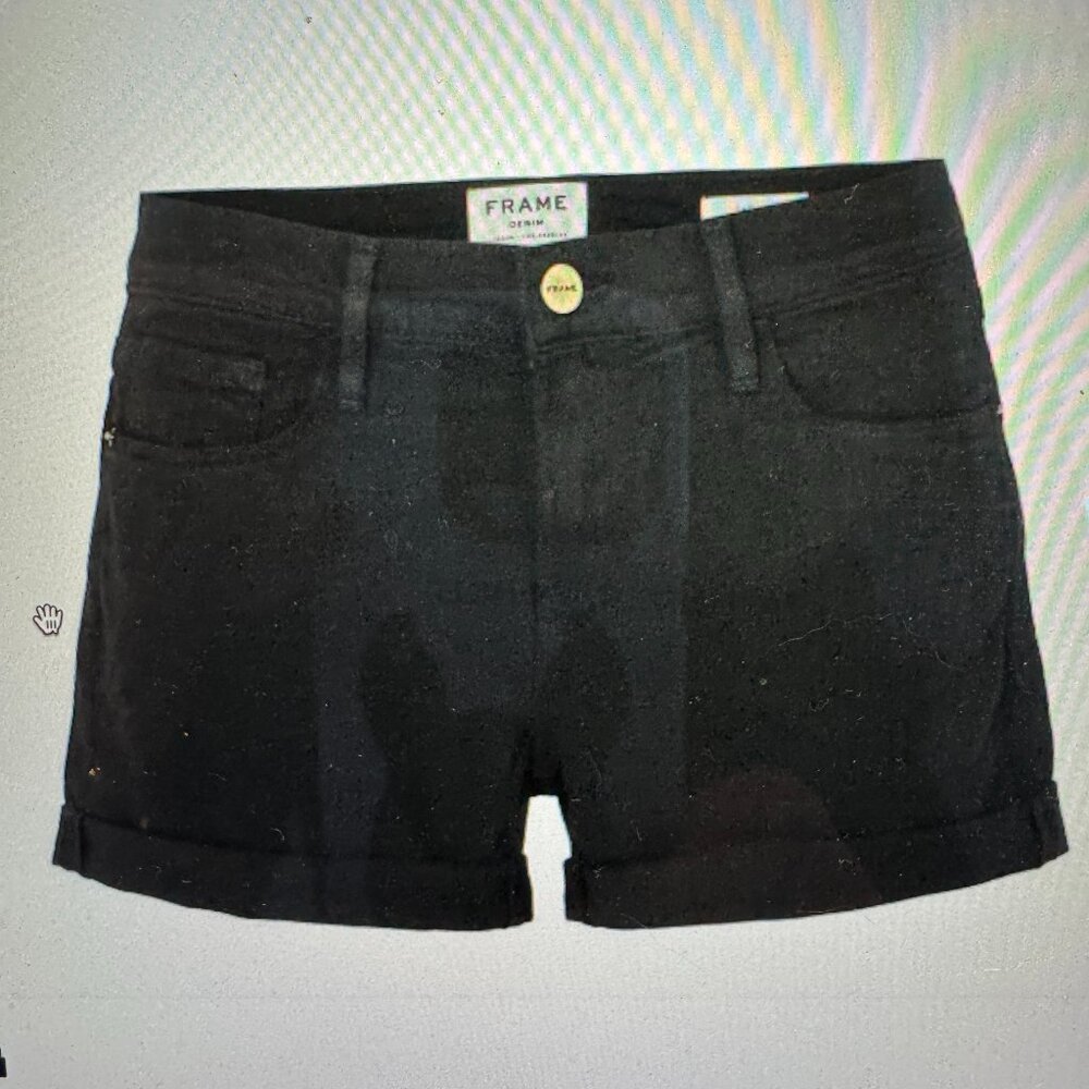 FRAME "LE CUT OFF" BLACK SIZE 24 NEVER WORN $190